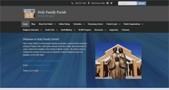 Desktop Screenshot of holyfamilypoland.org