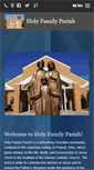 Mobile Screenshot of holyfamilypoland.org
