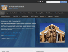 Tablet Screenshot of holyfamilypoland.org